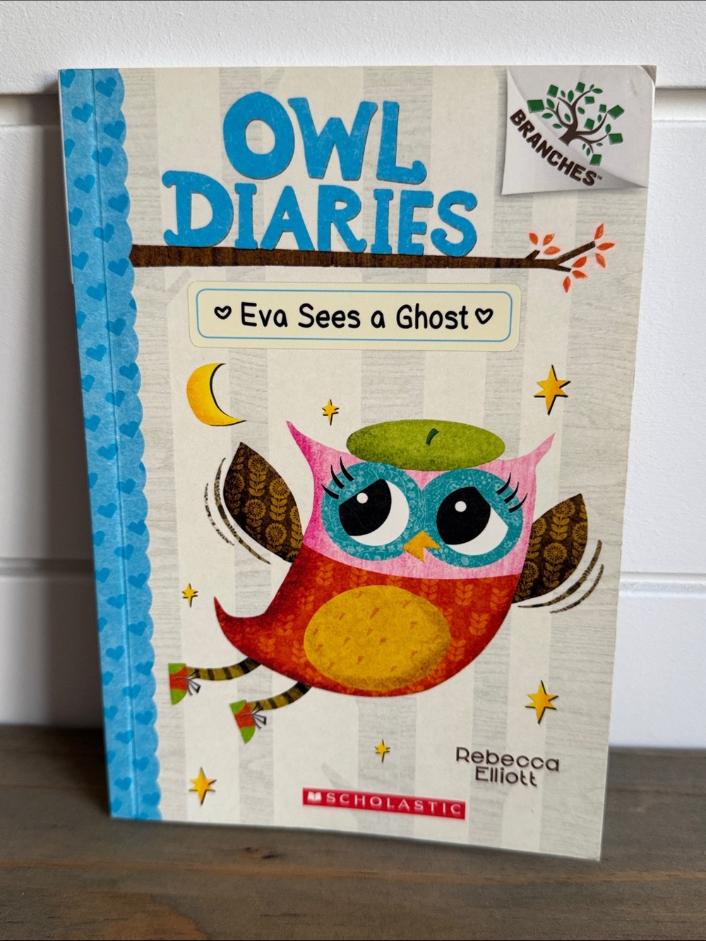 Owl Diaries #2: Eva Sees a Ghost by Rebecca Elliott - Scholastic Softcover Novel